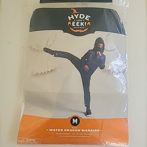 Hyde and Eek Kids' WATER DRAGON Warrior NINJA Costume Size Medium (8-10)